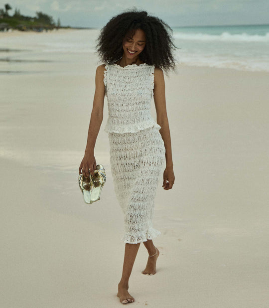 RACHELLE SKIRT -- SALT