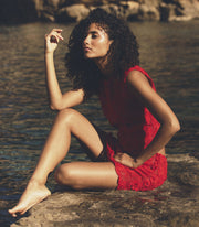 MARITZA SKIRT -- CARMINE