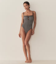 ADRIELLE MAILLOT -- LA MADDALENA GINGHAM