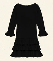 AMELINA DRESS -- BLACK