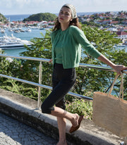 LULA CAPRI PANT -- BLACK