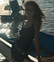 CYNTHIA DRESS -- BLACK