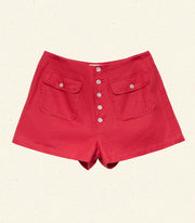 DARLING SHORT -- SCARLET
