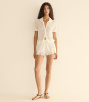 EVELINE CARDIGAN -- IVORY