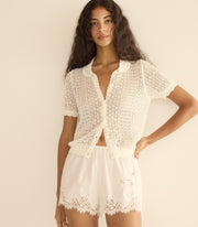 EVELINE CARDIGAN -- IVORY