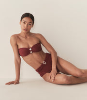 EVORA BIKINI BOTTOM -- DEEP SUMAC