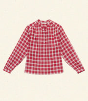HOLDE TOP -- ALSACE PLAID