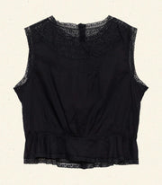 LILIBET TOP -- BLACK