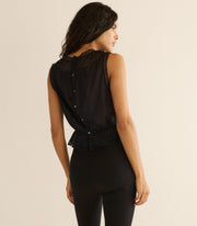 LILIBET TOP -- BLACK