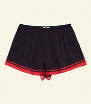 LOREN SHORT -- NAVY COLETTE DOT