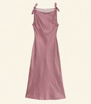 MARISELLE DRESS -- MULBERRY VALENCIA GINGHAM
