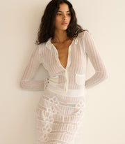 ODILLE CARDIGAN -- SALT