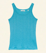 SEINE CASHMERE TANK -- MEDITERRANEAN SEA