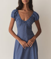 SOFIA DRESS -- CASSIS CHECK